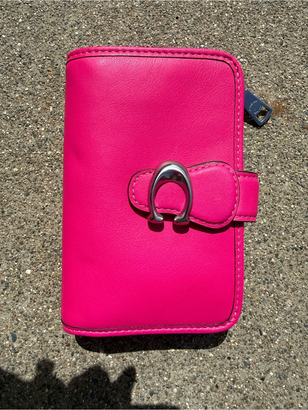 Dragonfruit Pink Coach Tabby Wallet New